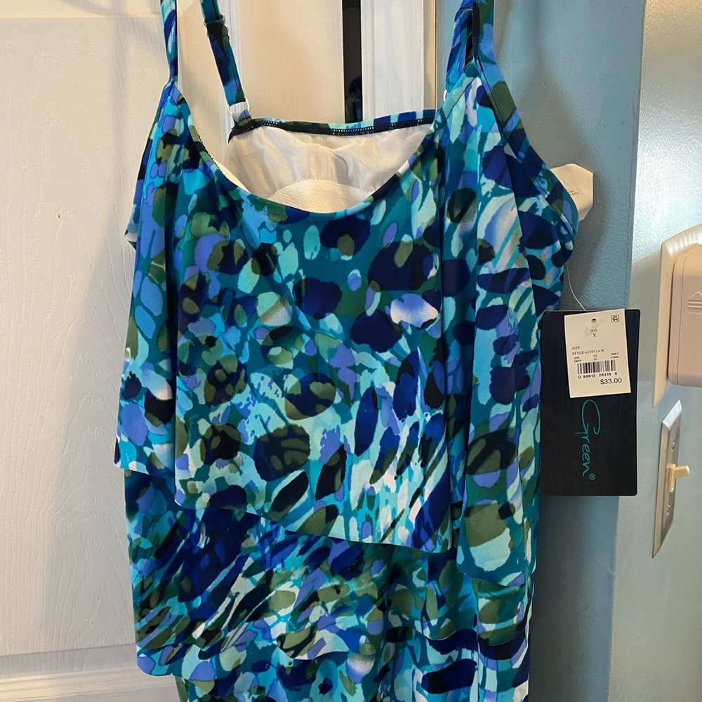 BNWT Aqua Green brand Tankini